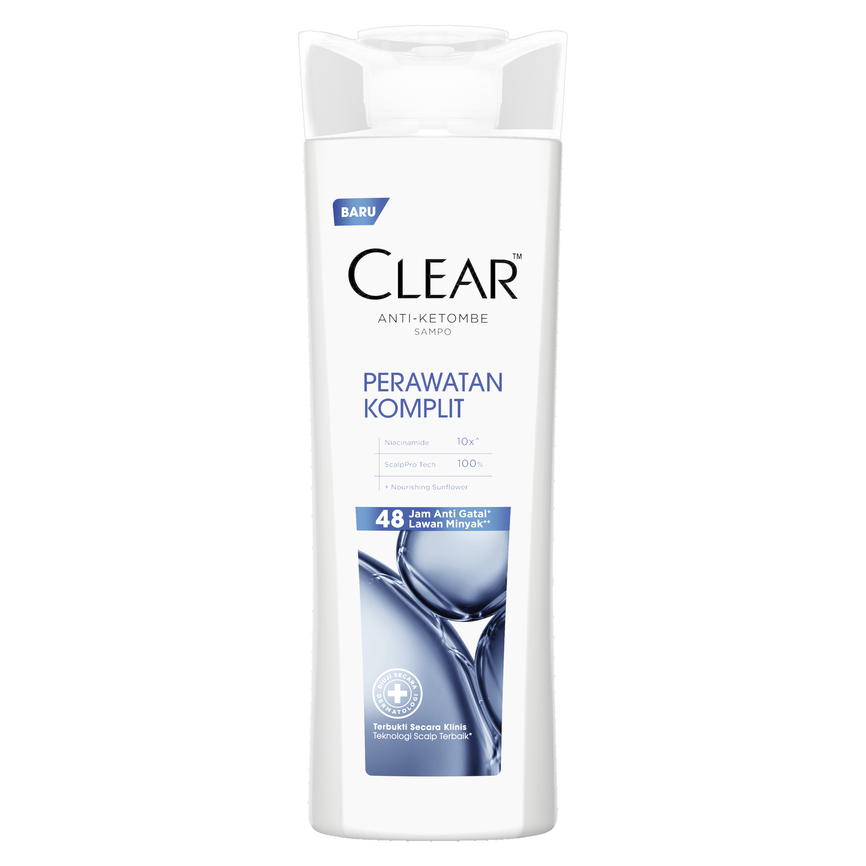 CLEAR Perawatan Komplit - Sampo Anti Ketombe & Gatal 70ml packshot