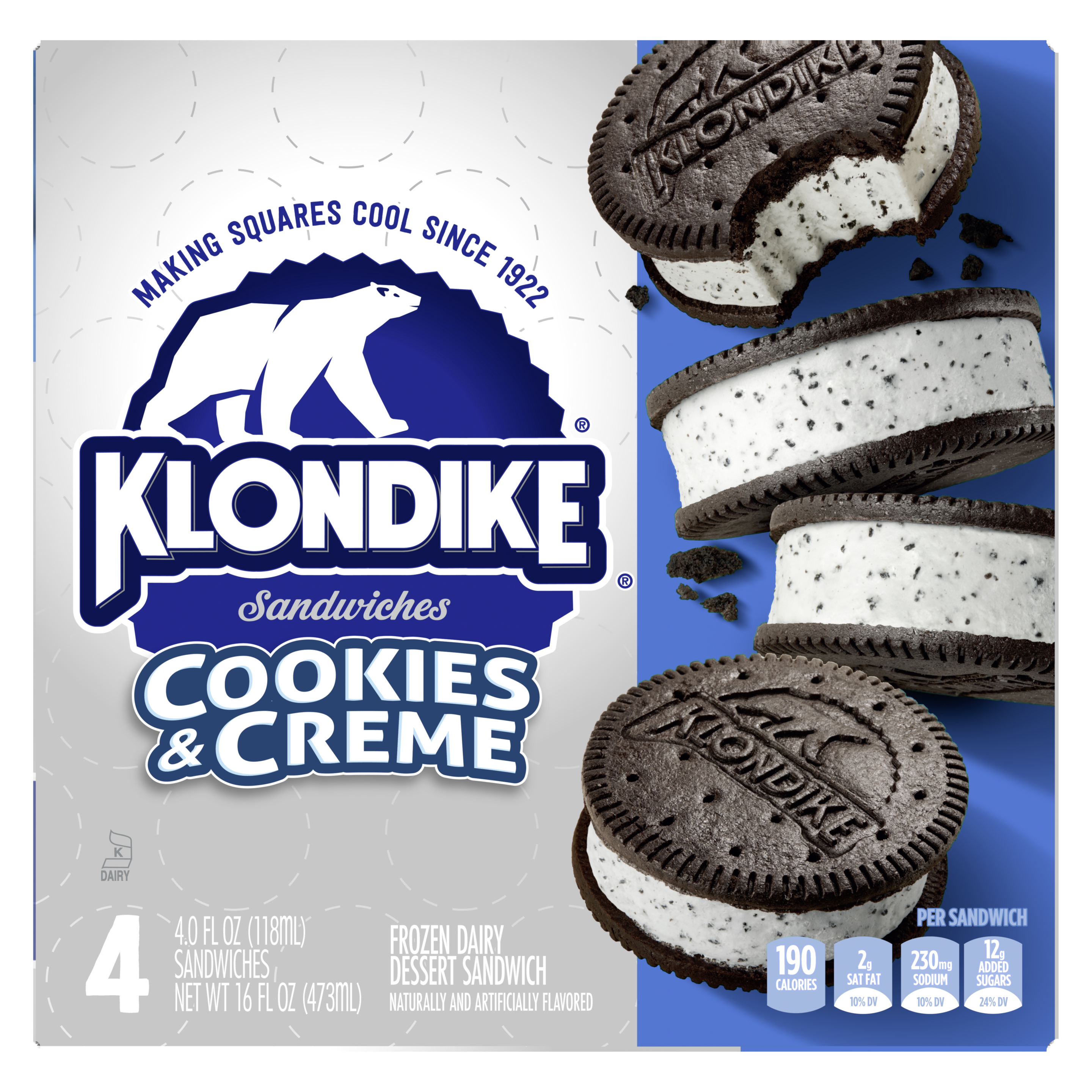 ookies & Creme Ice Cream Sandwich Multipack