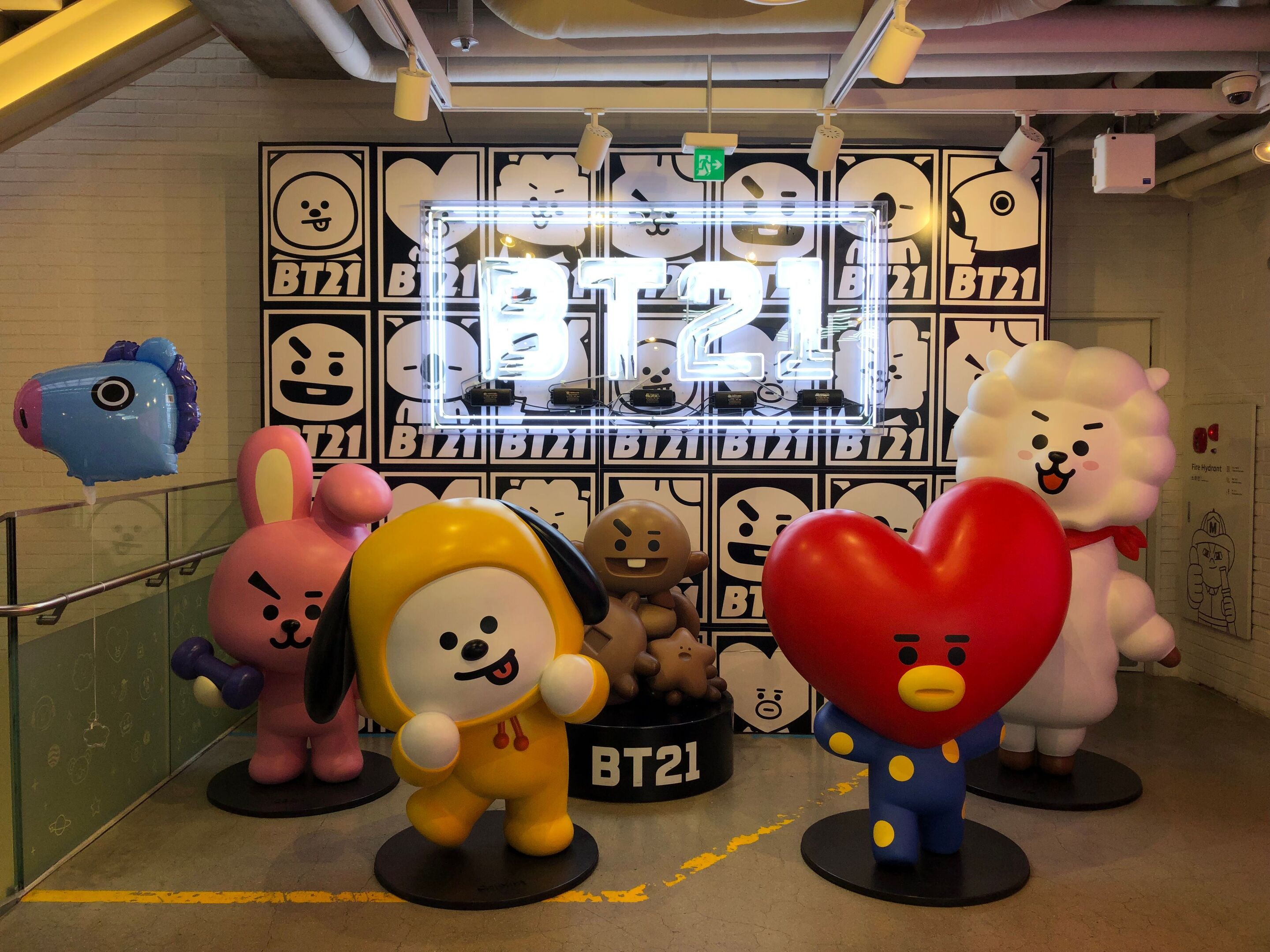 BT21 characters in Seoul, Korea