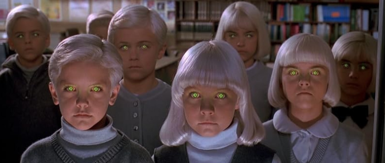 Looking for group hairstyle ideas? Come as the children from Village of the Damned! (Source: IMDB)