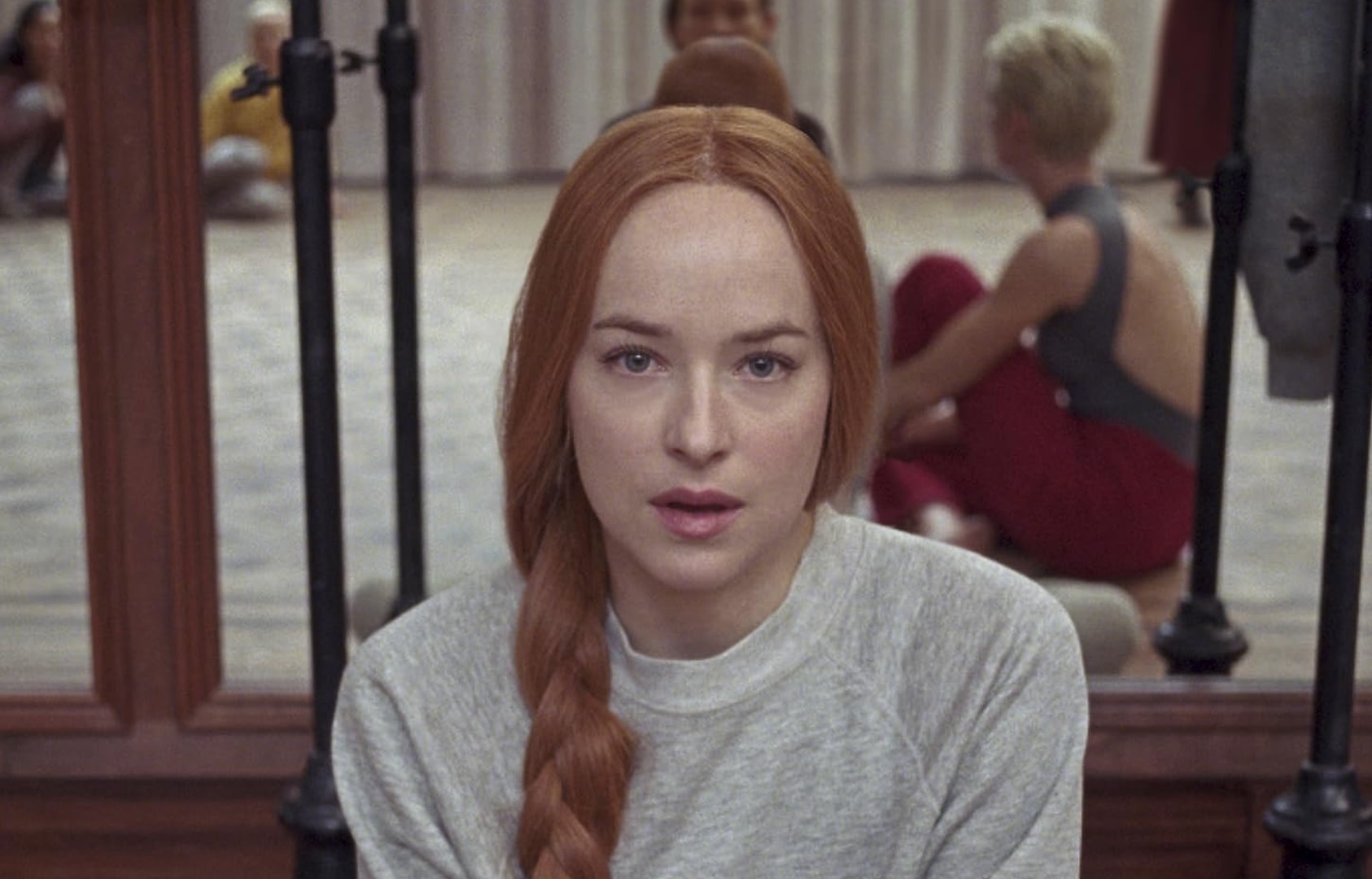  Go red or go home like Dakota Johnson in Suspiria. (Source: IMDB)