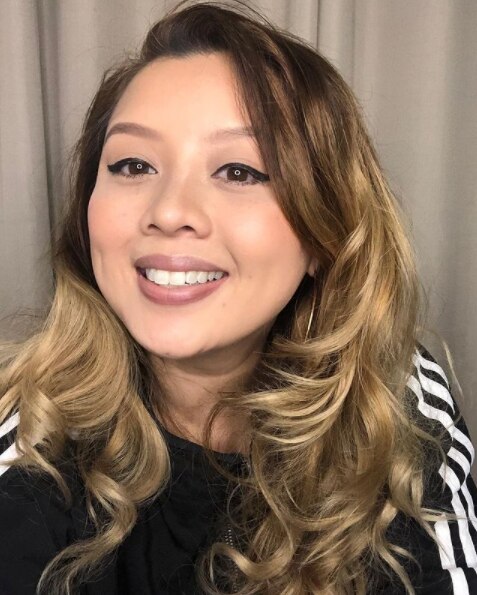 margaux sue cortez with blonde hair