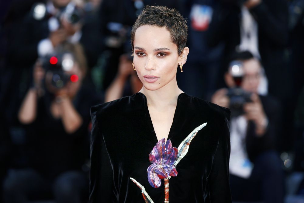 Pixie queen Zoë Kravitz rocks a short, choppy cut. 