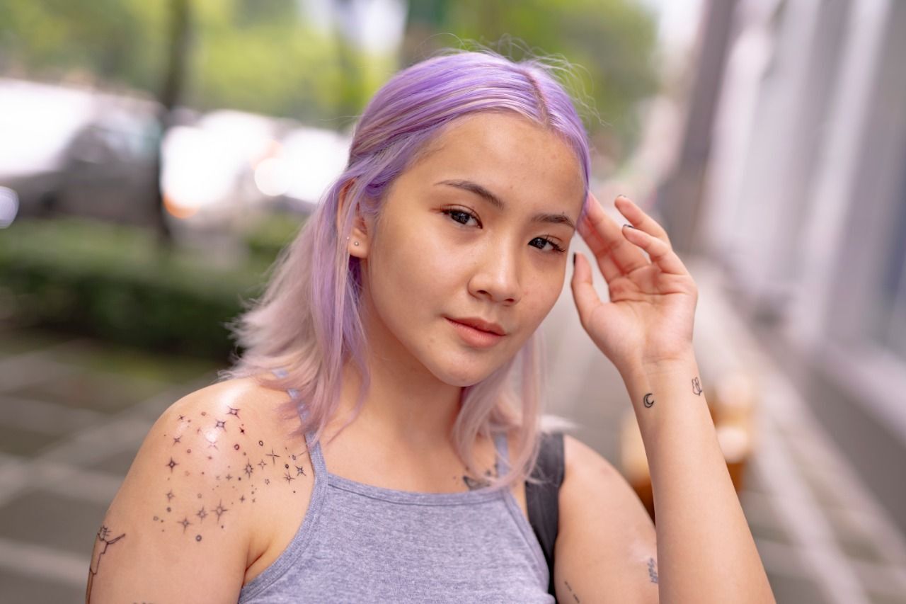 How to Match Purple Hair Color to Your Skin Tone