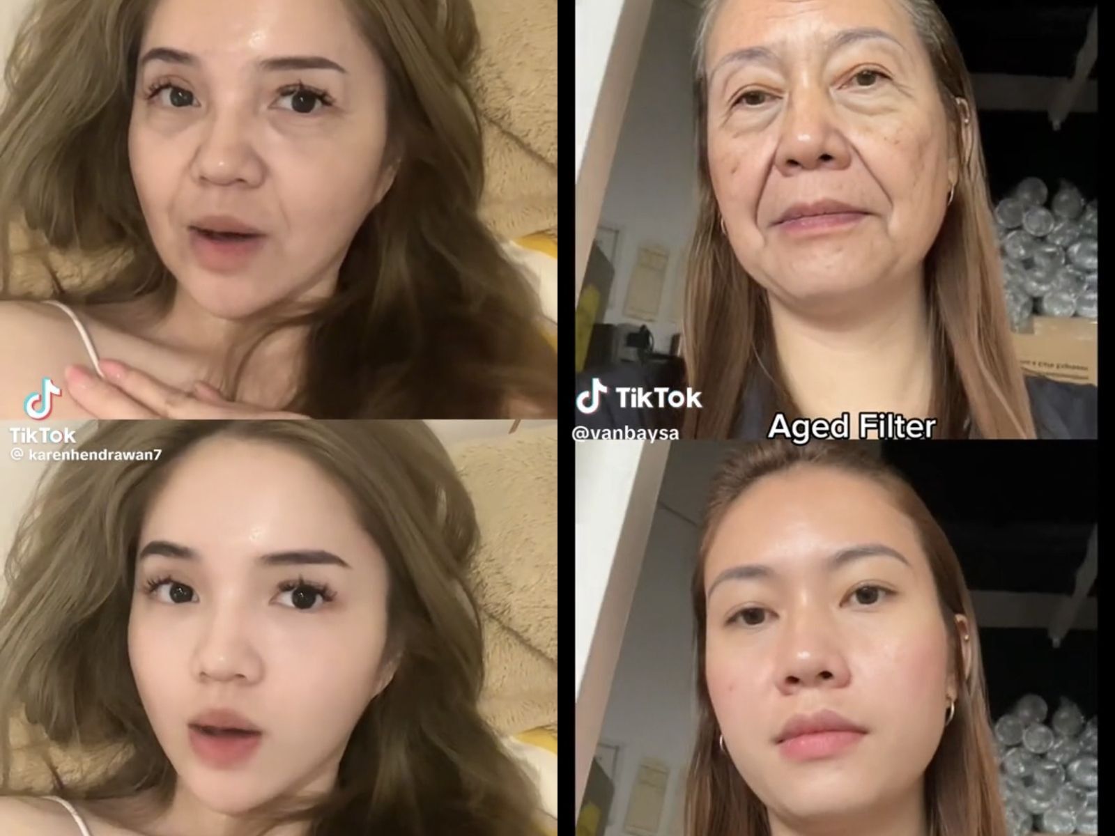 This Aging TikTok Filter Reveals Unrealistic Expectations