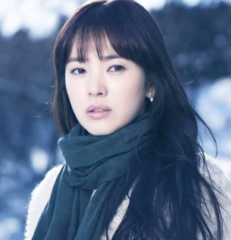 Song Hye Kyo with a long hair