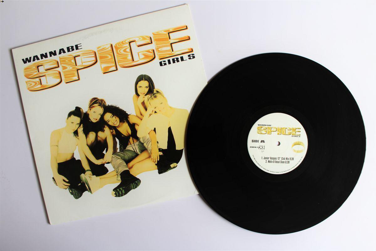 Vinyl record of Spice Girls’ Hit Single ‘Wannabe’ 