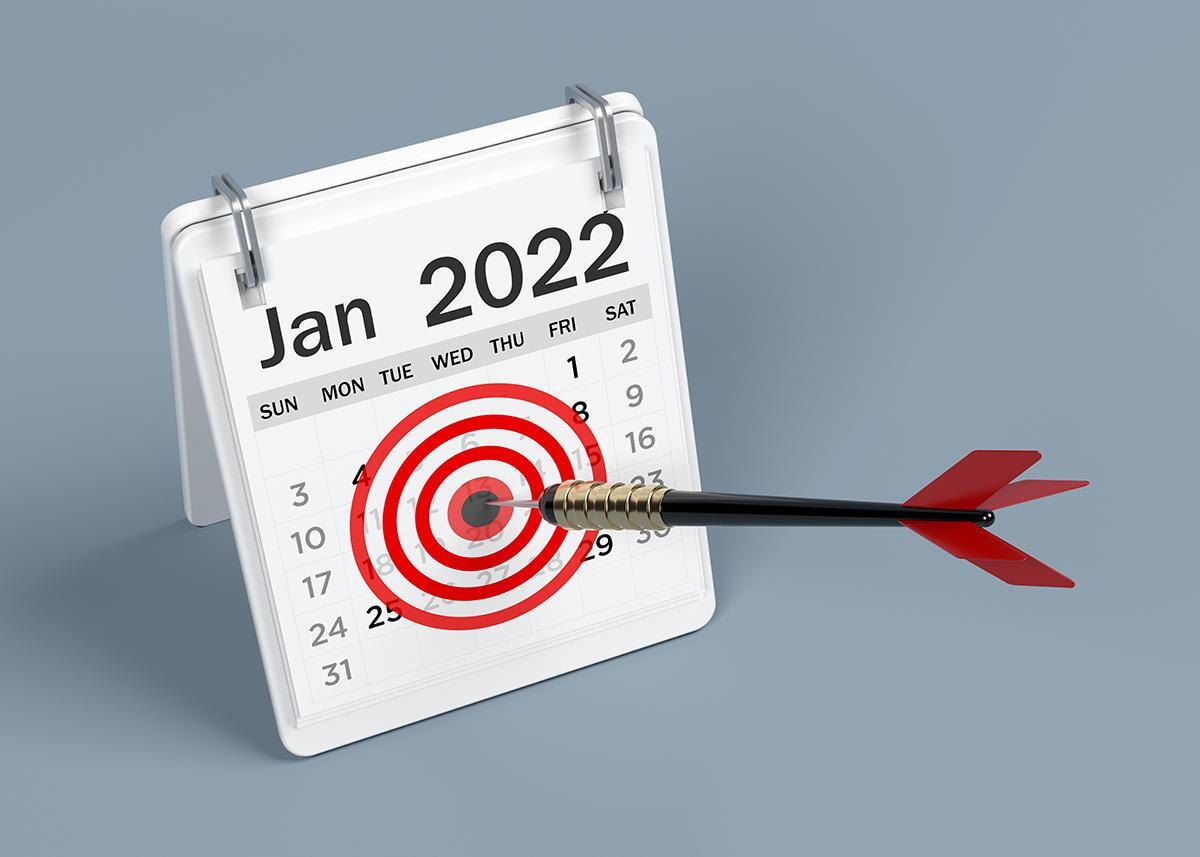 January calendar 2022