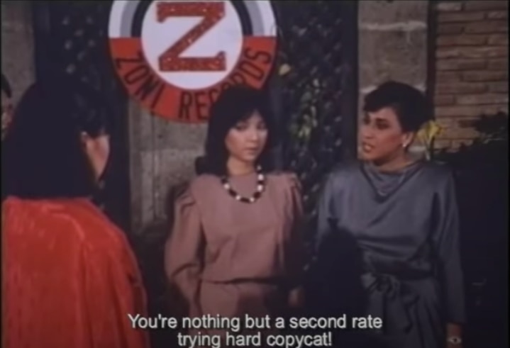 Cherie Gil and Sharon Cuneta in Bituing Walang Ningning