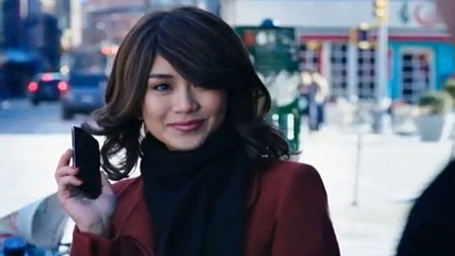 Sarah Geronimo in a tousled bob and sideswept bangs