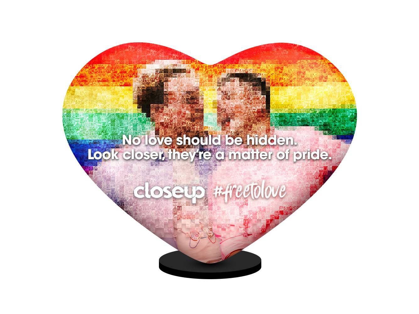 Collage of images featuring LGBTQIA+ couples.
