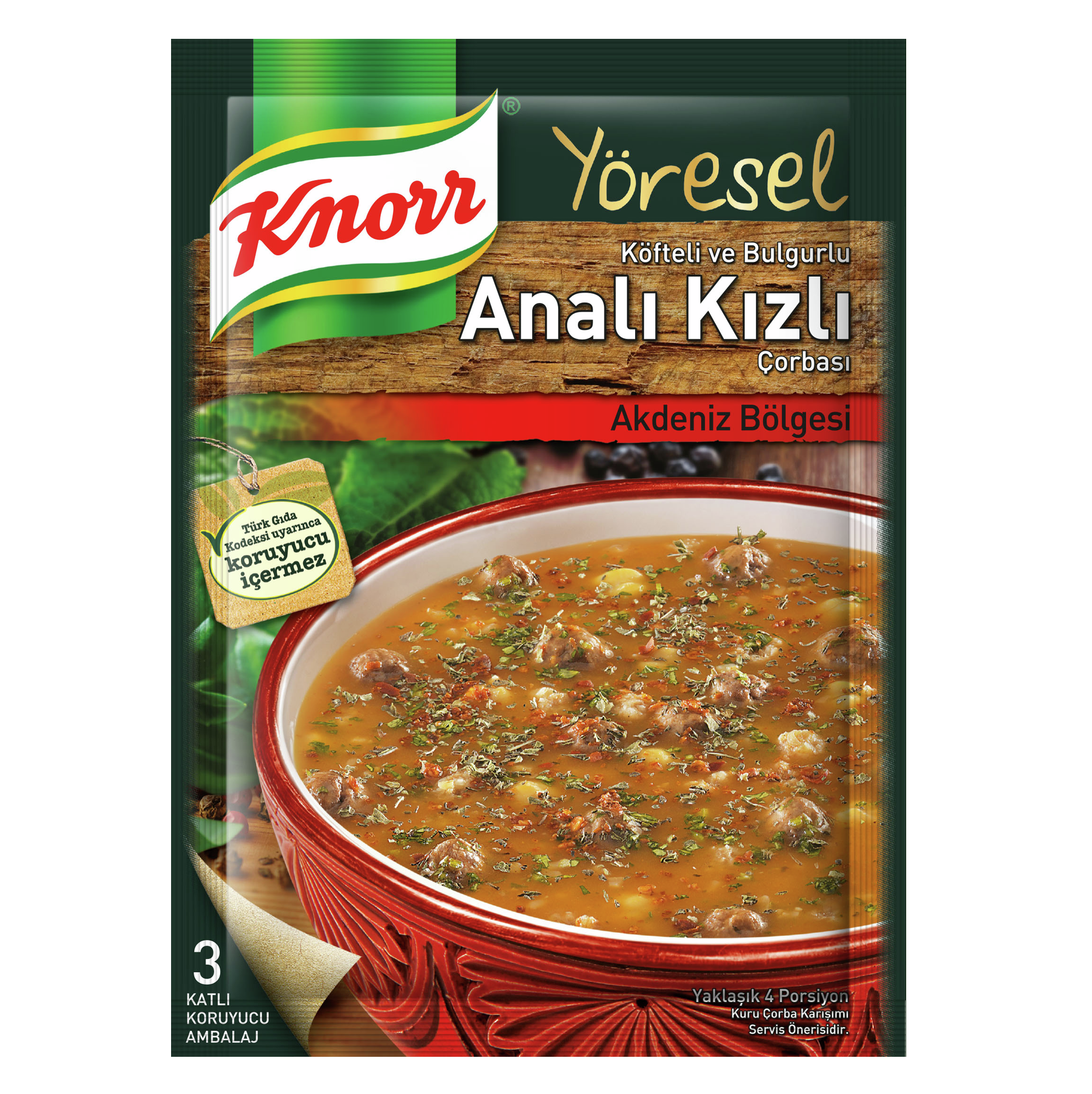 Knorr Analı Kızlı Çorbası