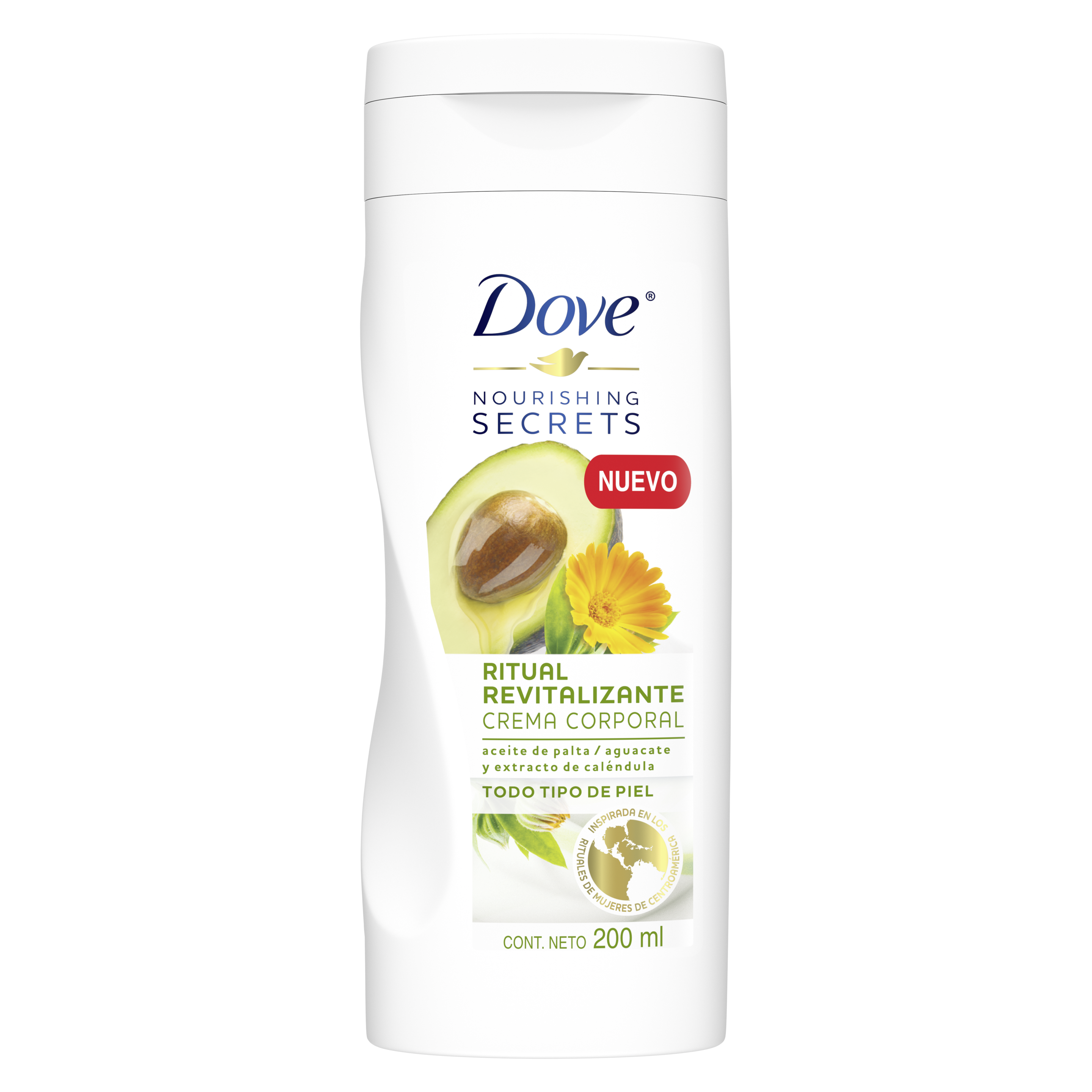 Dove nourishing secrets crema corporal de palta de 400ml