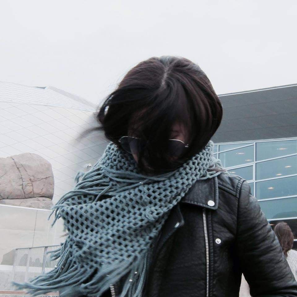 Guada Reyes in a black biker jacket