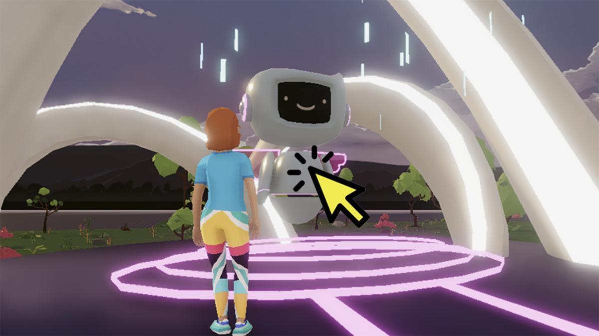 Photo of Cupid Angel in the City Hall of Love metaverse 