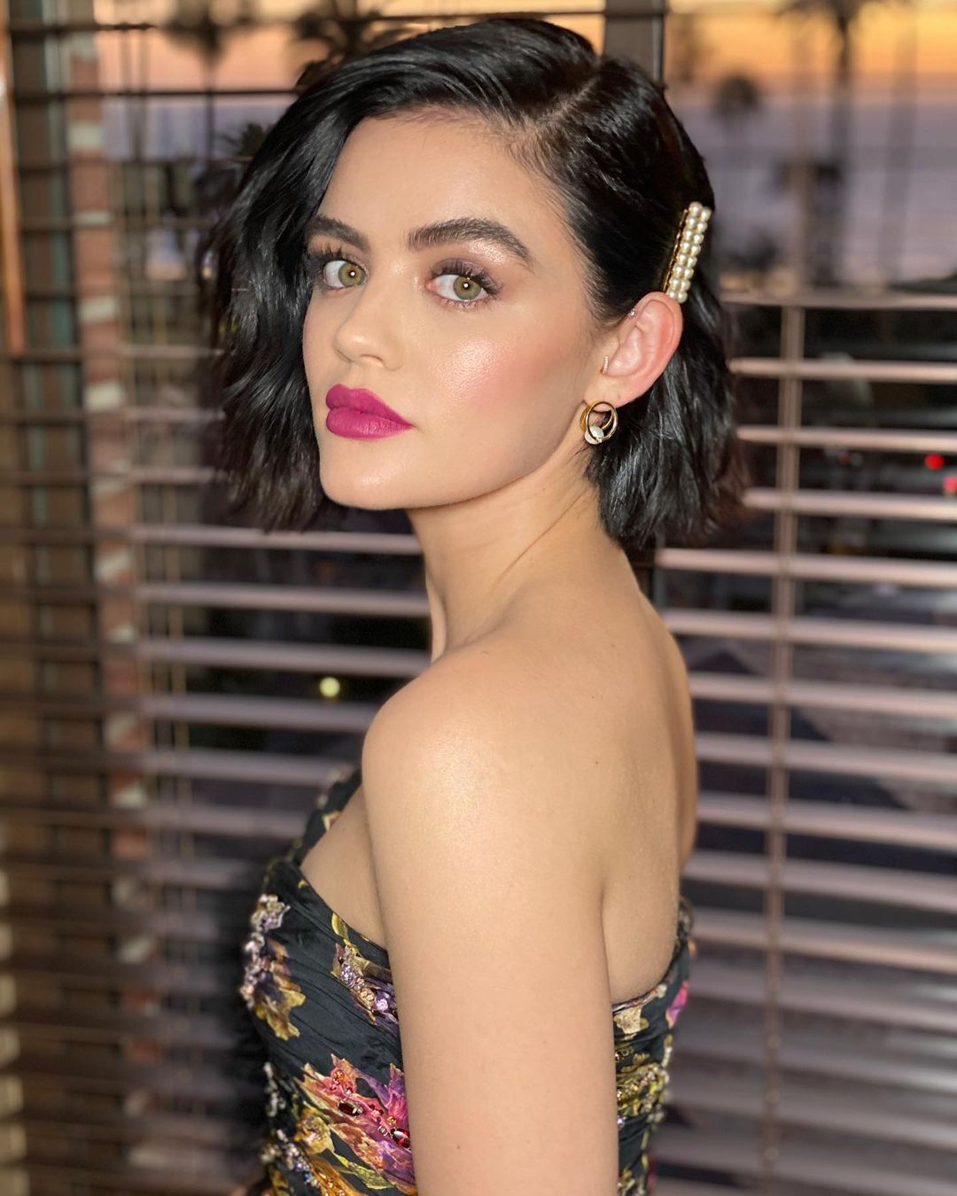 The plush bob offers you the best of both worlds – movement and volume. (Instagram.com/lucyhale)