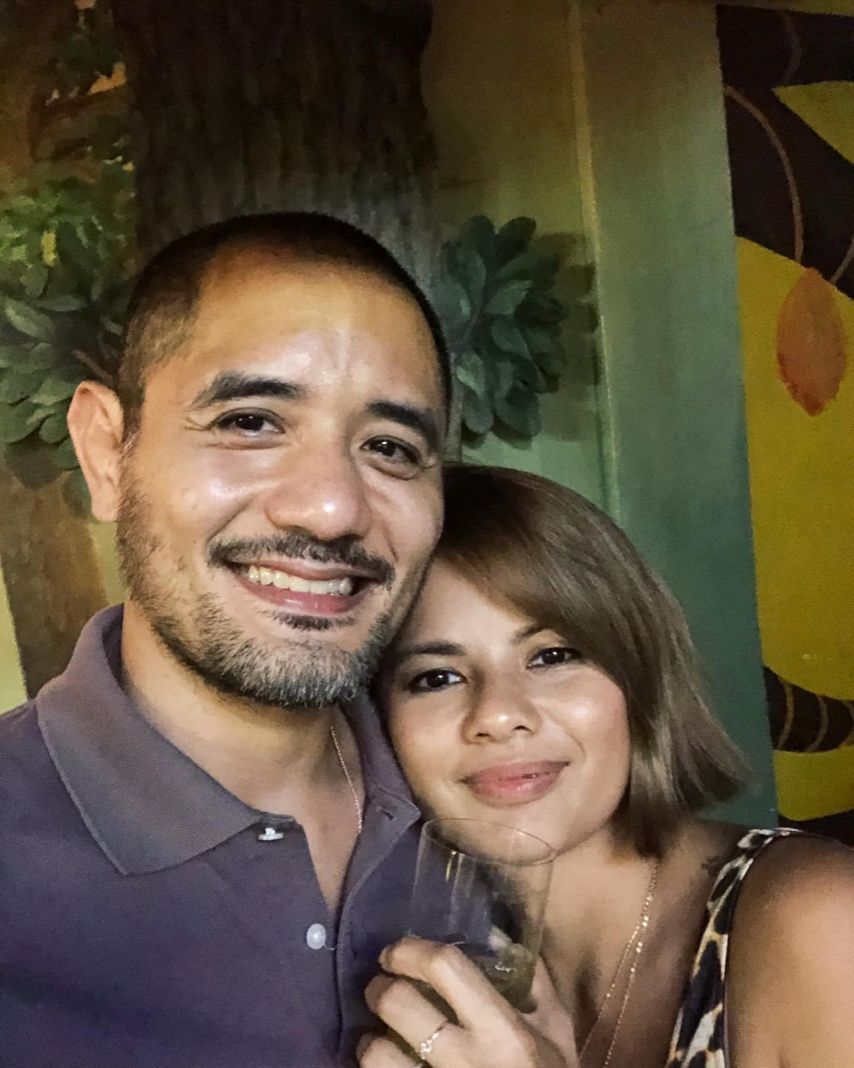 Asian couple Charles Cruz and Gina Cruz