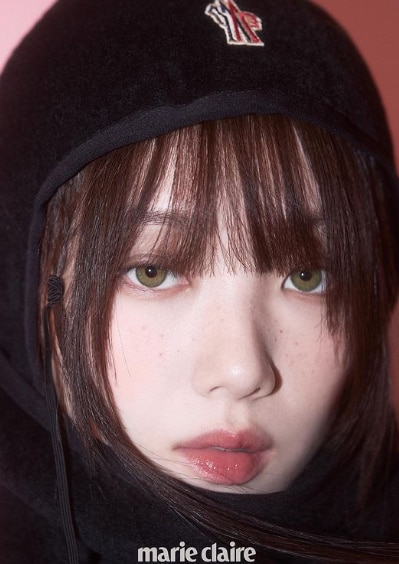 Lee Sung Kyung posing for Marie Claire magazine.