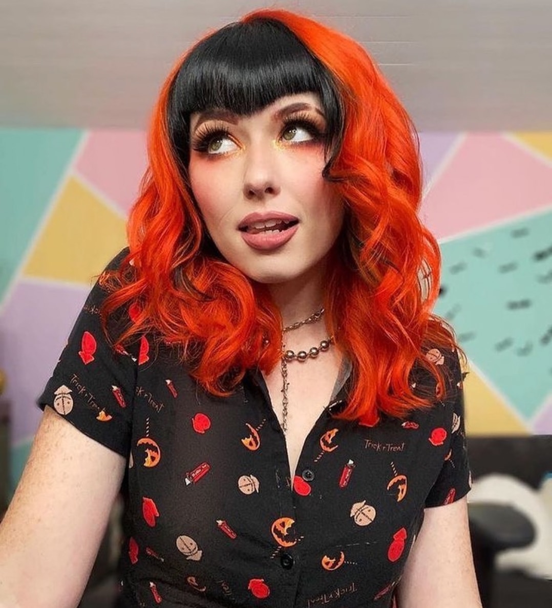 Women with colored hair