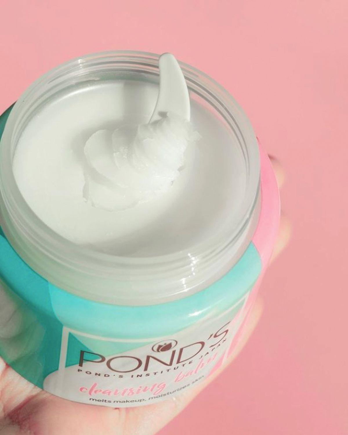 POND’s Cleansing Balm on a pink surface