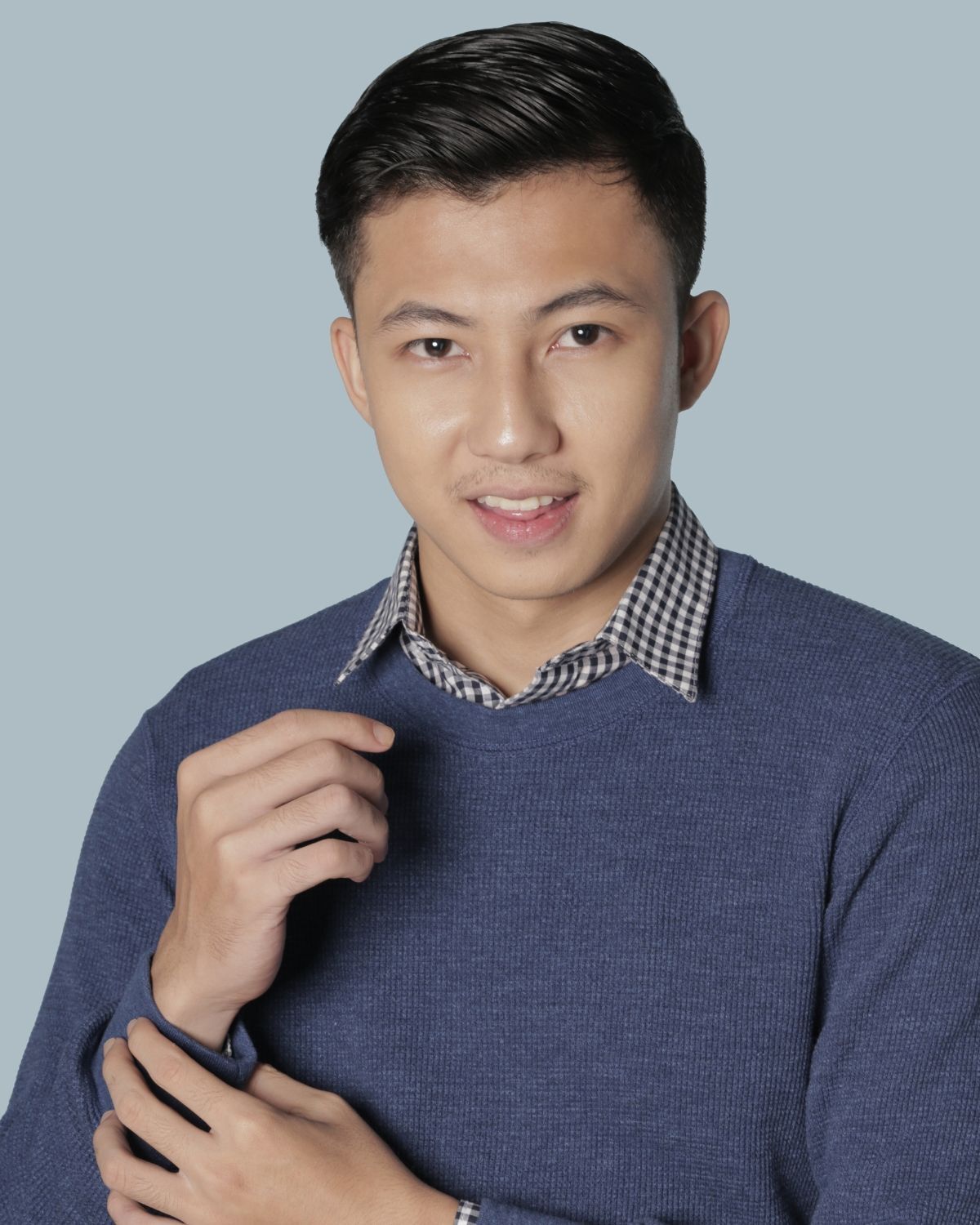 Tóc nam ngắn vuốt ngược