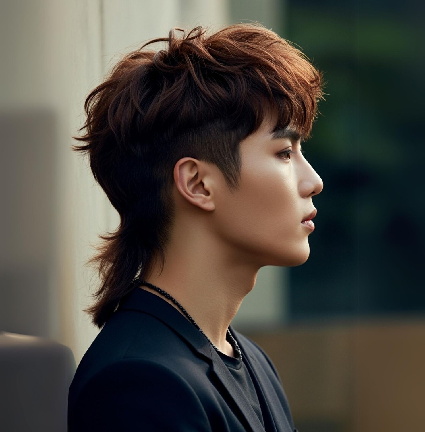  Tóc mullet layer nam