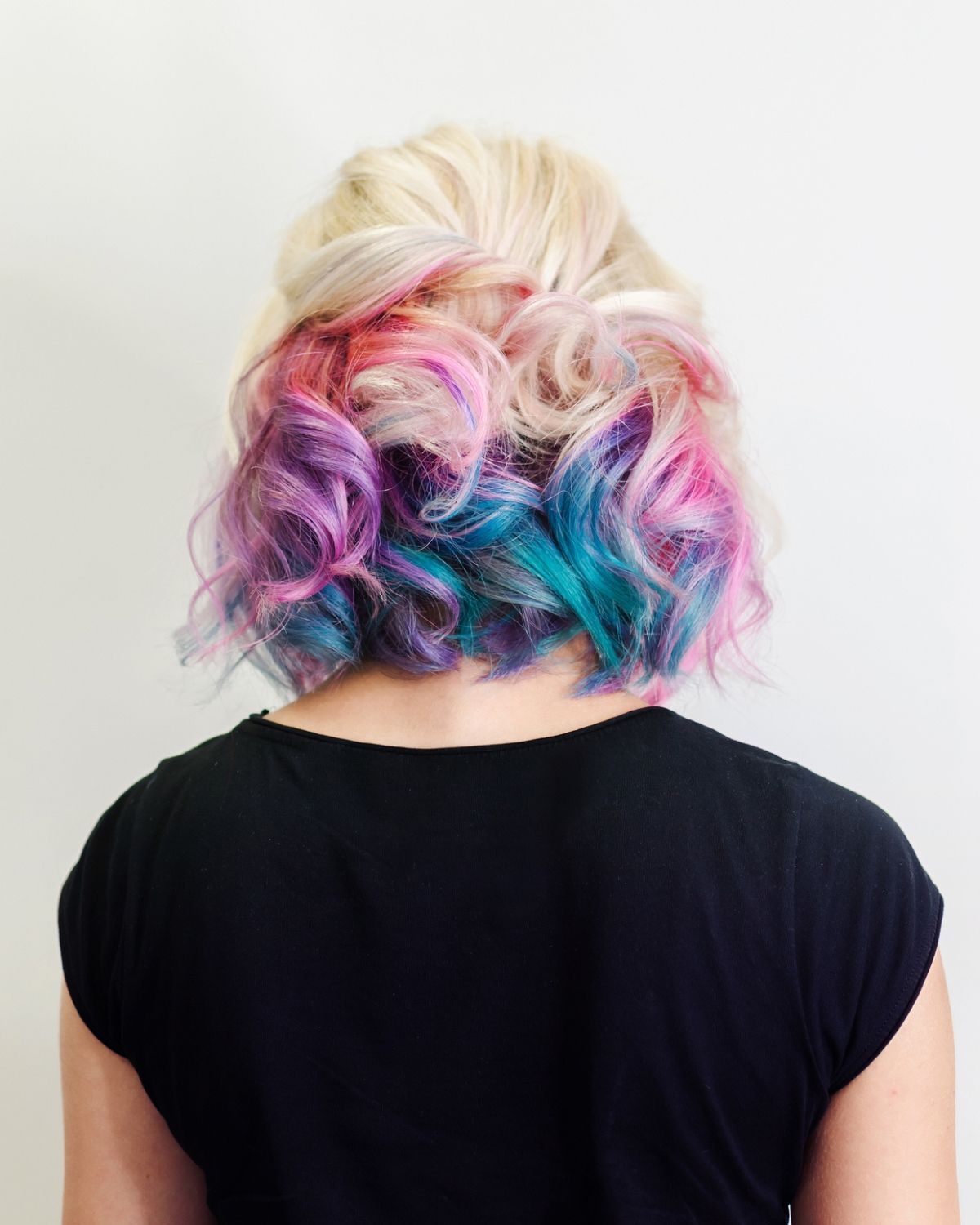 Nhuộm ombre cầu vồng