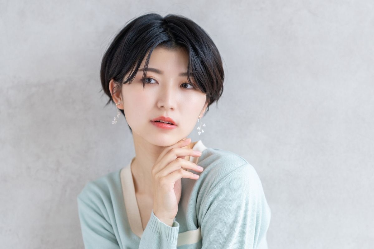 Tóc tém 2 mái uốn nhẹ