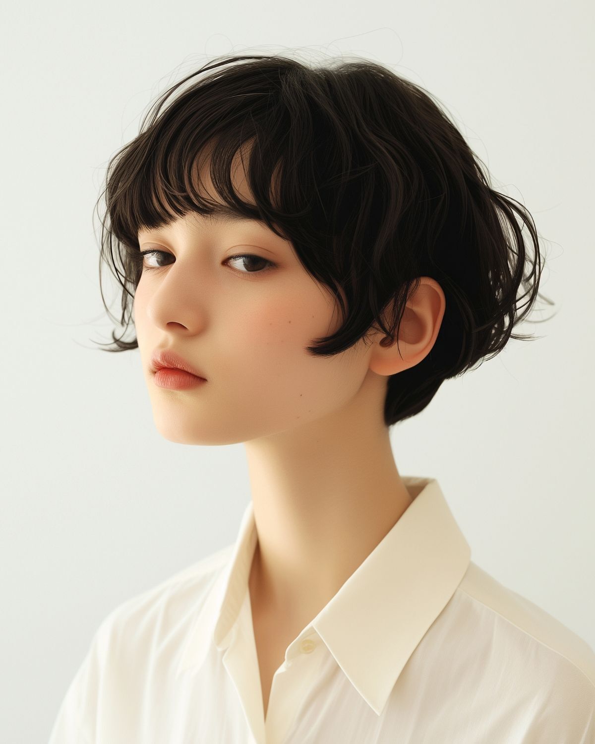 Tóc tém uốn bồng bềnh