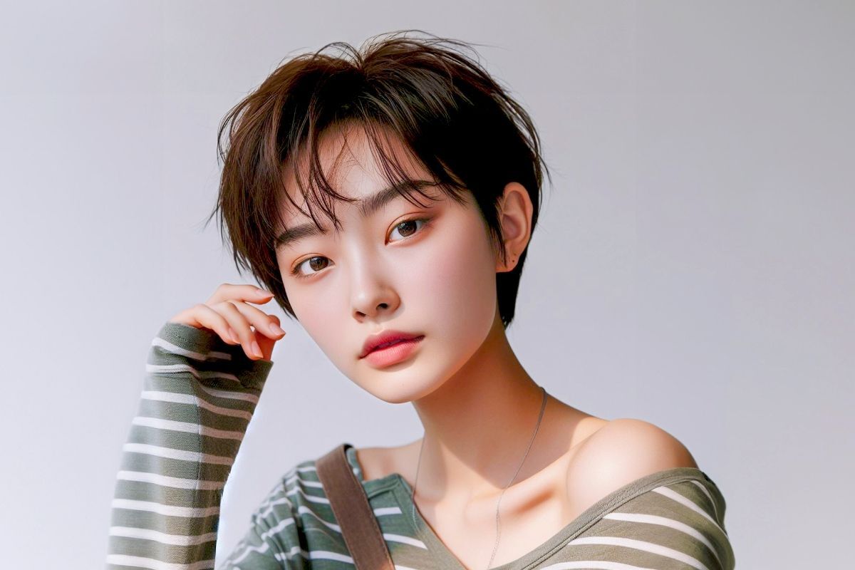 Kiểu tóc tém Hàn Quốc hiện đại