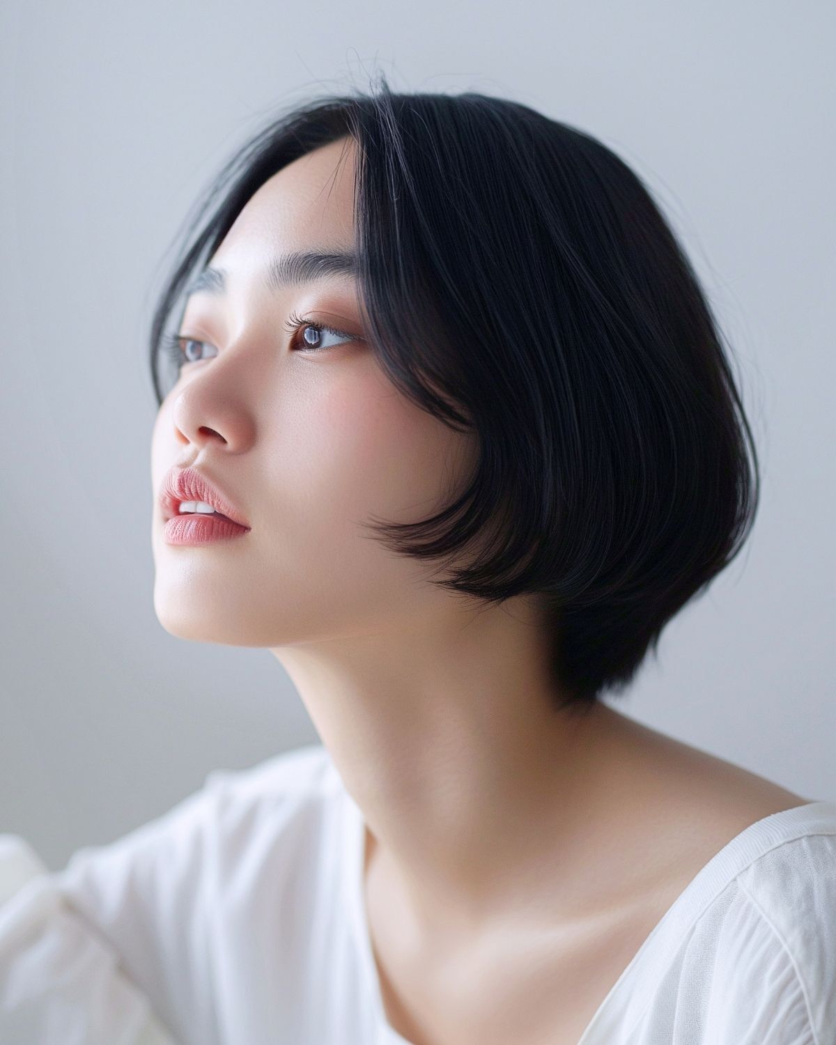 Tóc tém nữ uốn đuôi