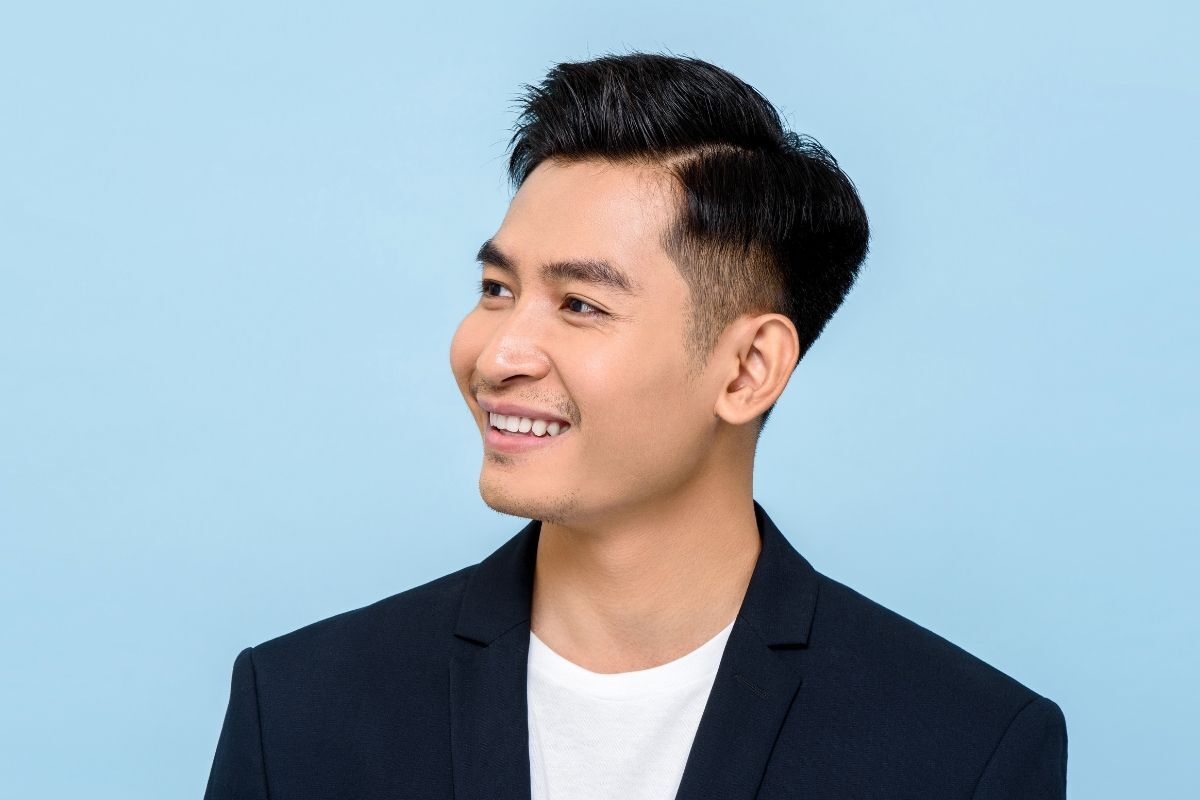 kiểu tóc undercut nam rẽ ngôi 2 mái 