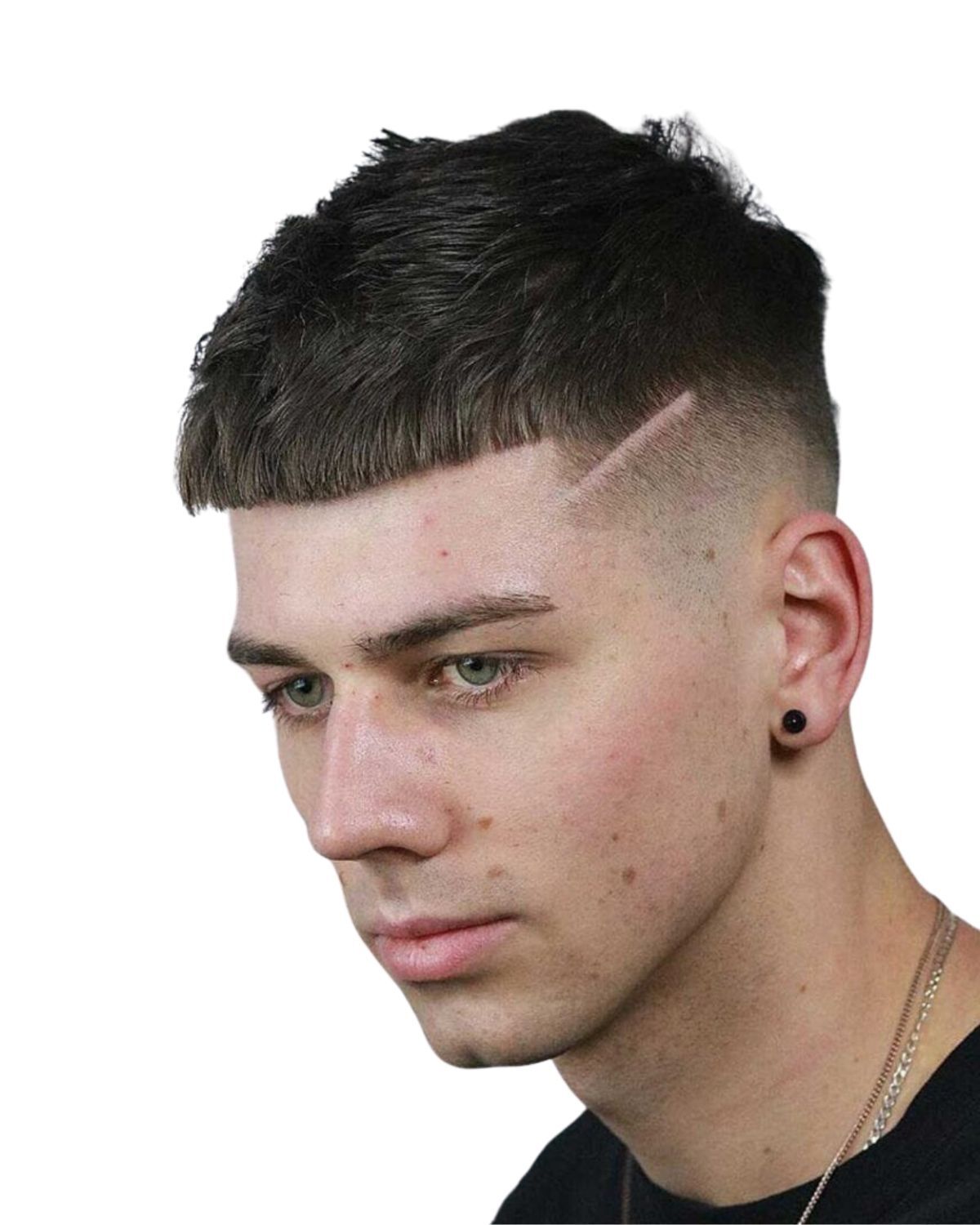 Kiểu tóc Textured short quiff