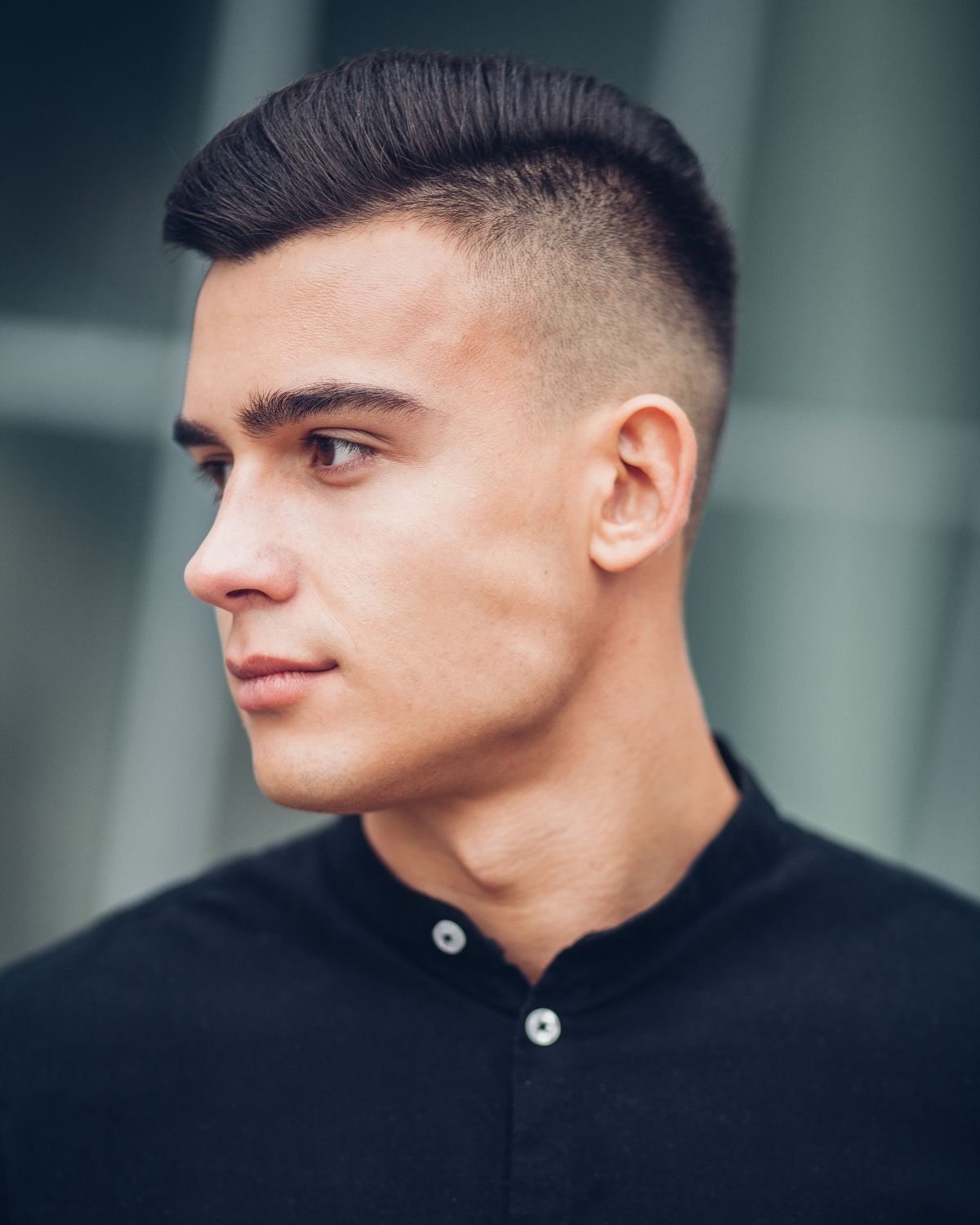 Kiểu tóc short quiff mix với Undercut
