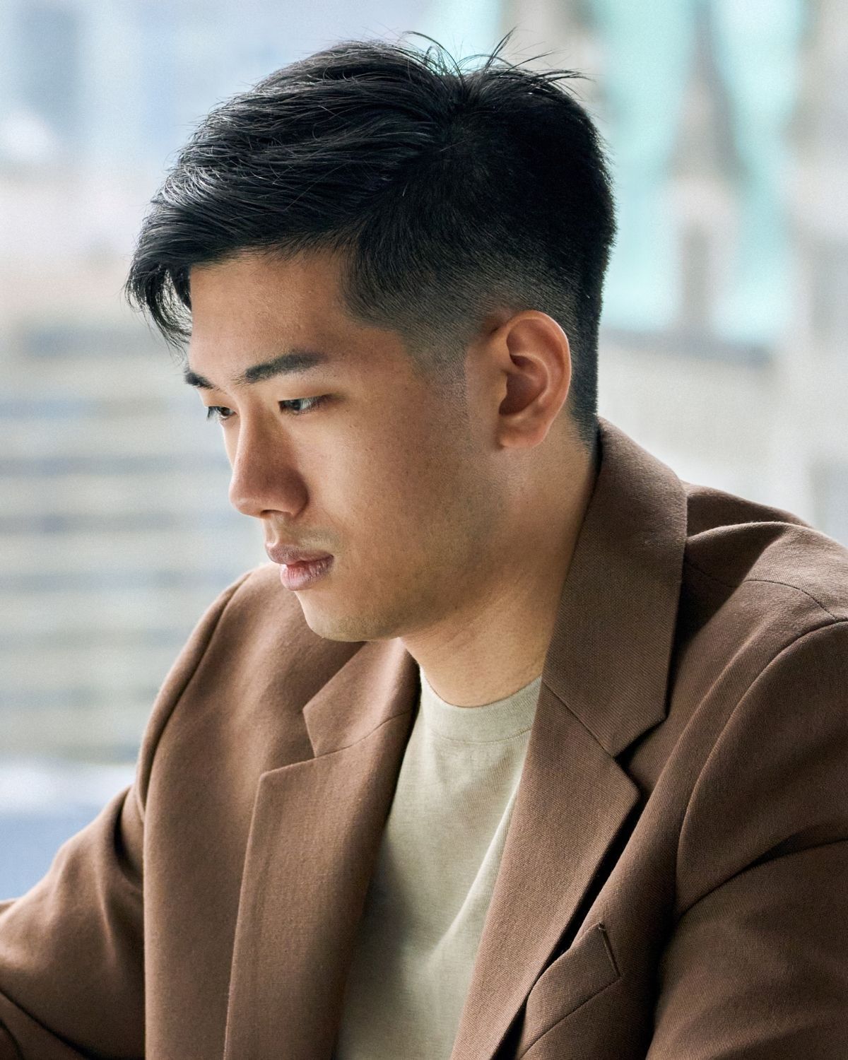 Kiểu tóc short quiff phong cách hàn quốc