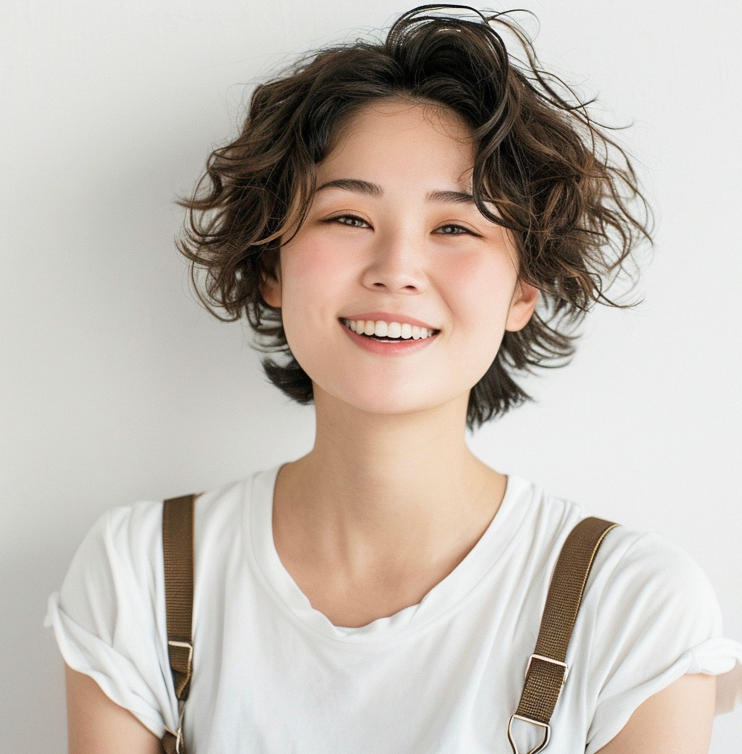 Tóc xoăn hippie ngắn