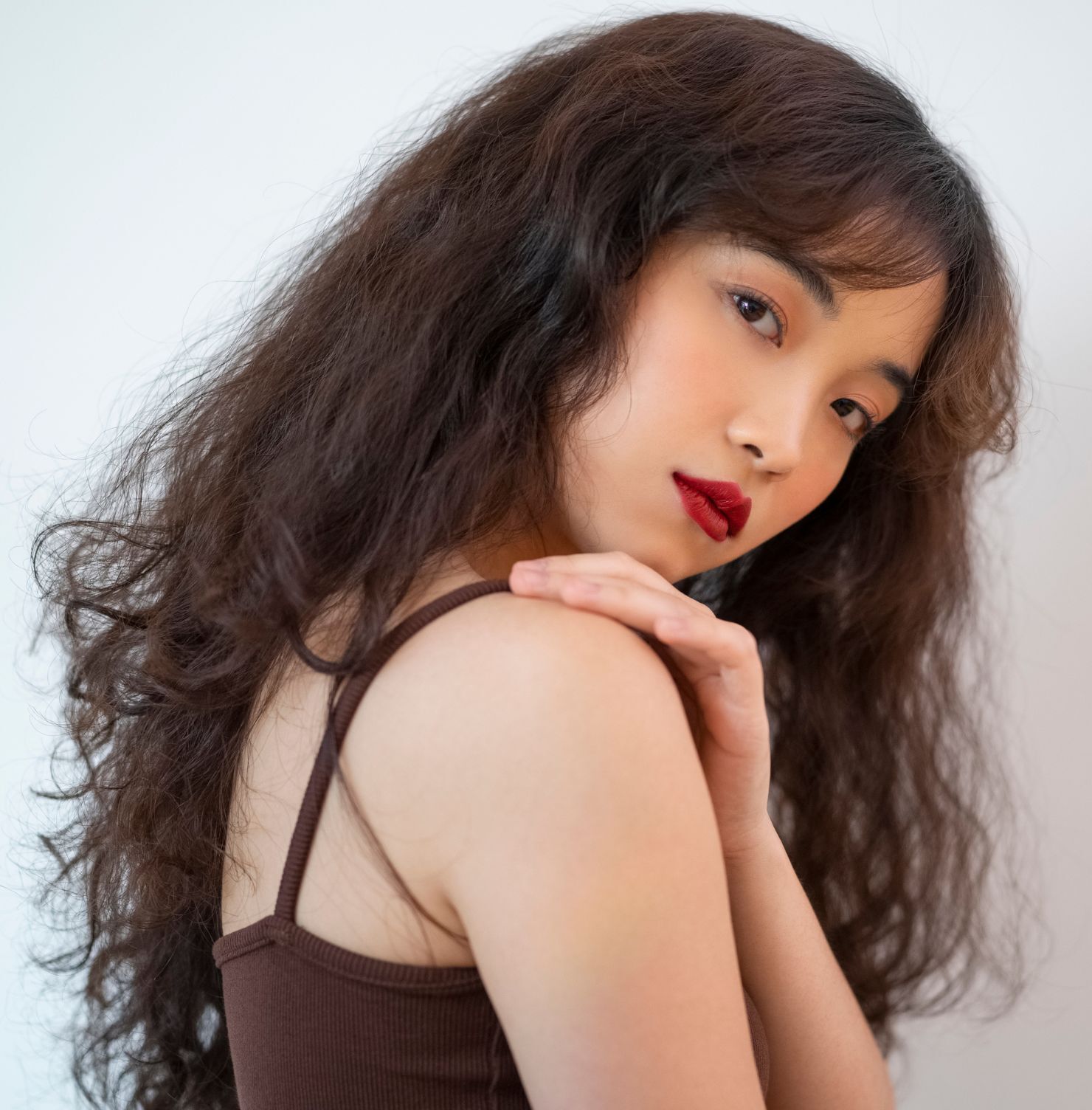 Tóc xoăn hippie xù