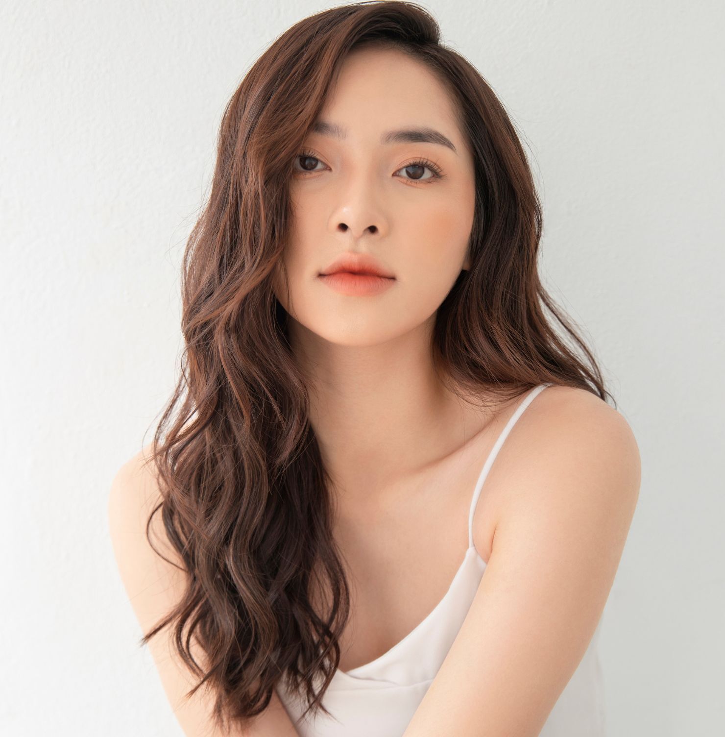 Tóc hippie xoăn sóng nước