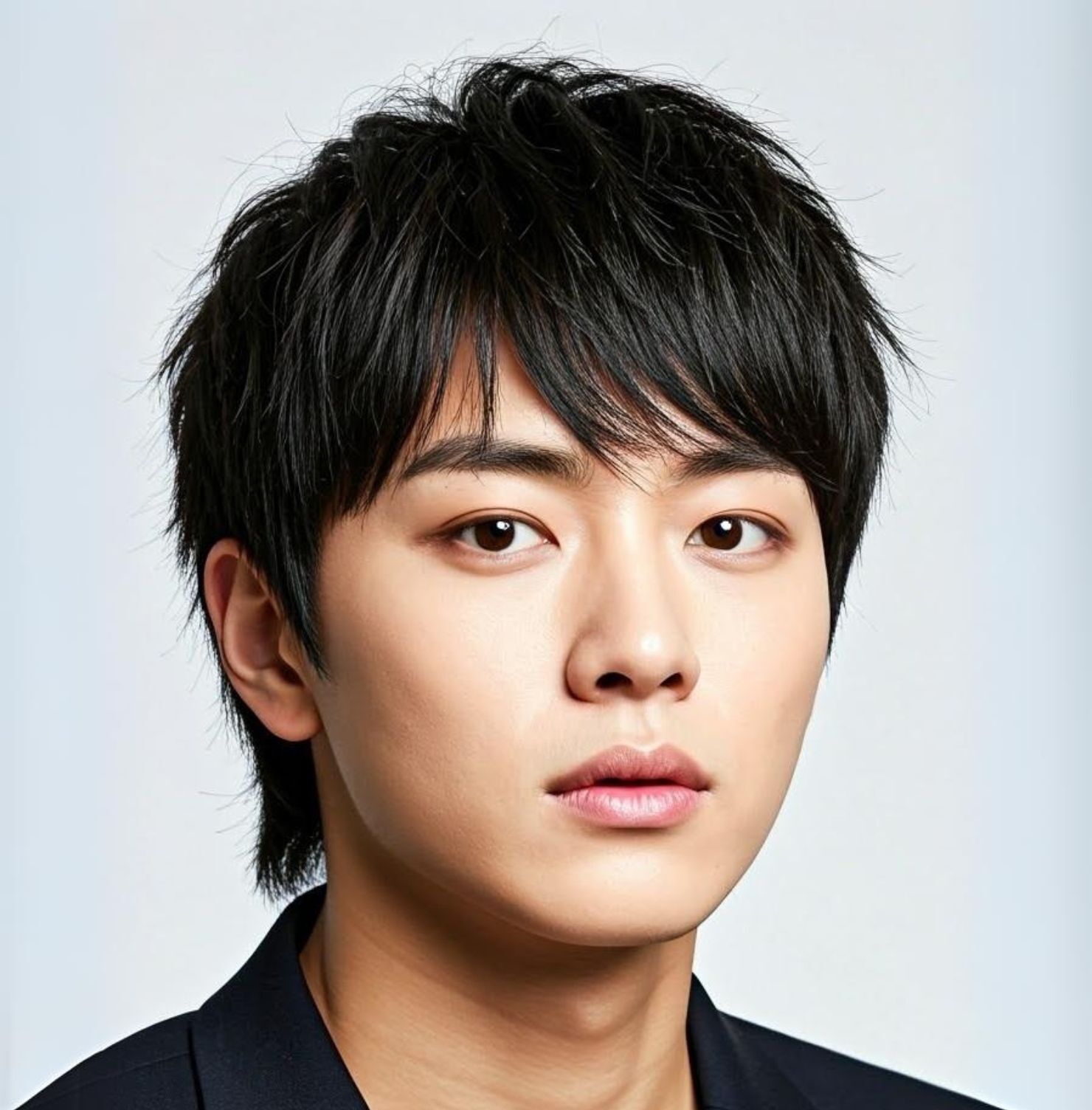 Tóc layer mullet cho học sinh nam