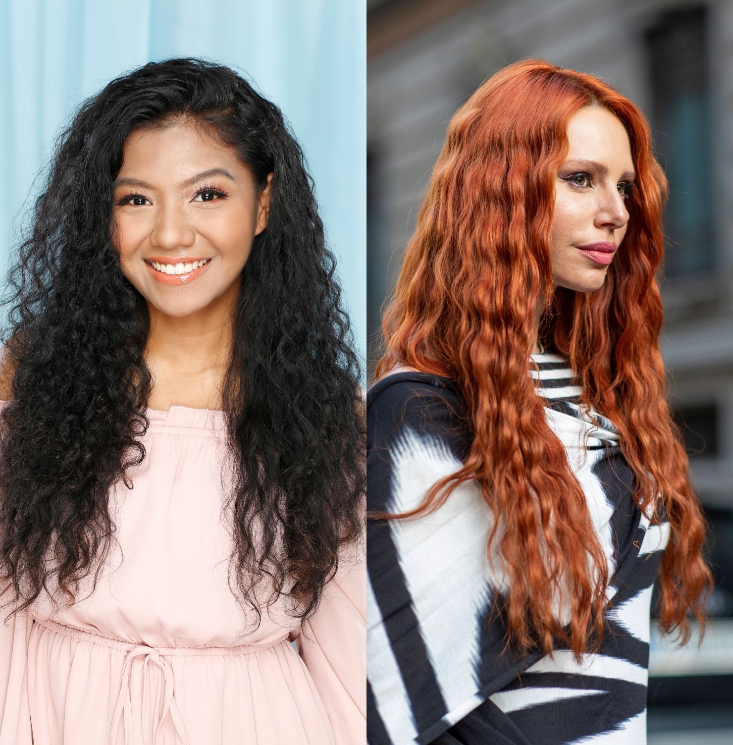 Kiểu tóc nữ 2024 tóc dài xù mì