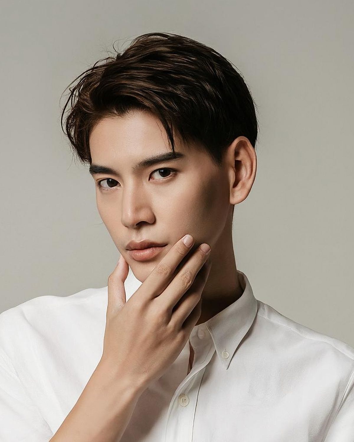 Tóc layer nam ngắn tỉa phần mái cho học sinh