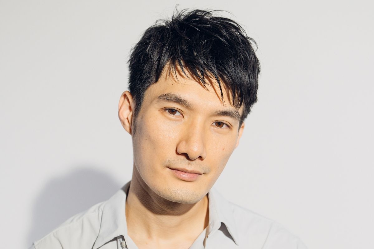 Tóc layer nam ngắn vuốt mái chéo