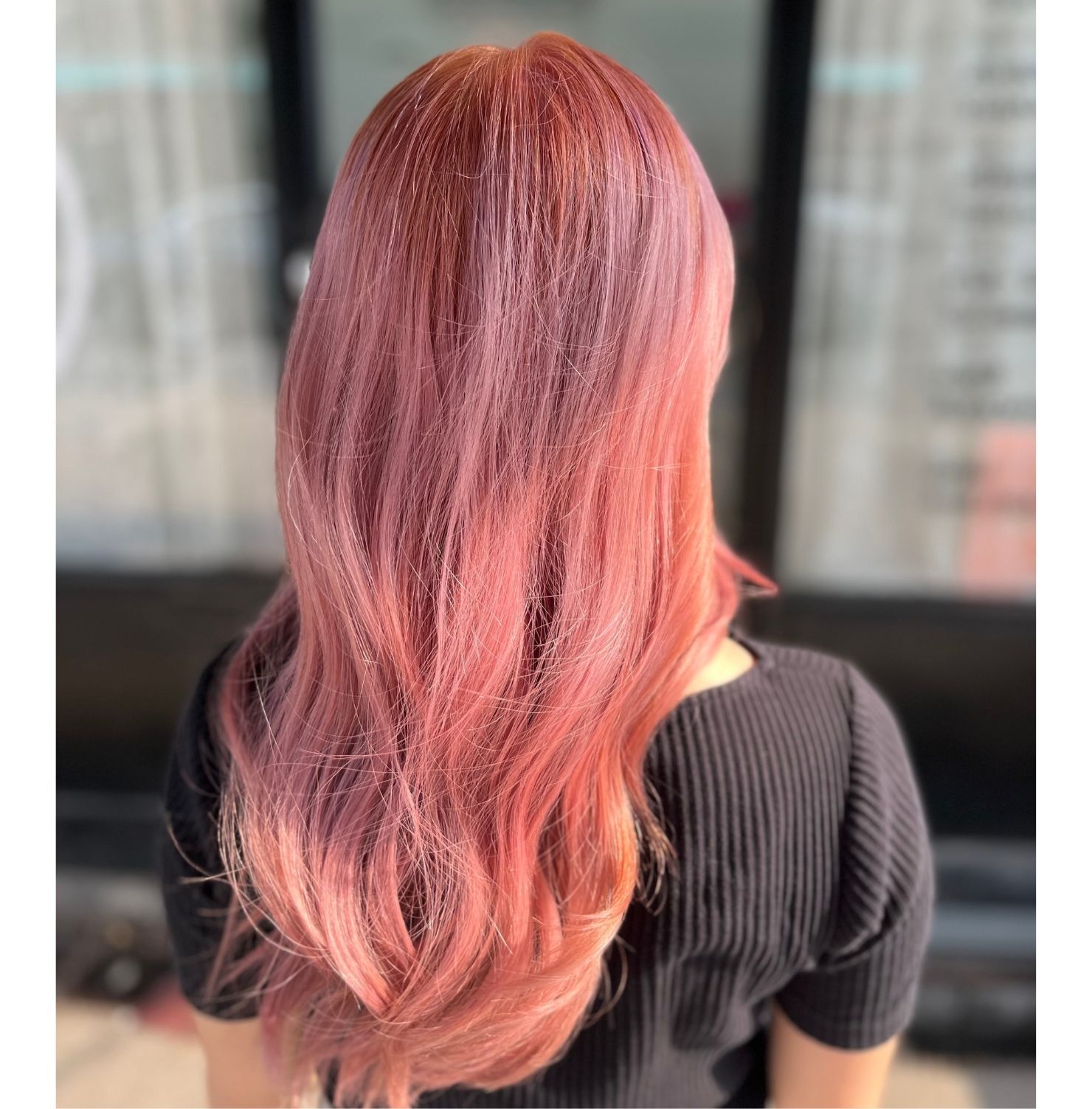 Màu tóc nâu trà sữa ánh hồng