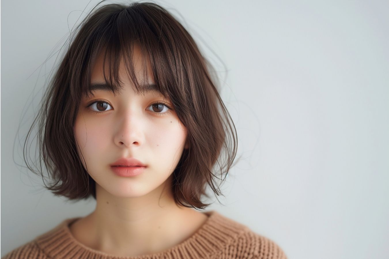 Kiểu tóc mái ngang thưa