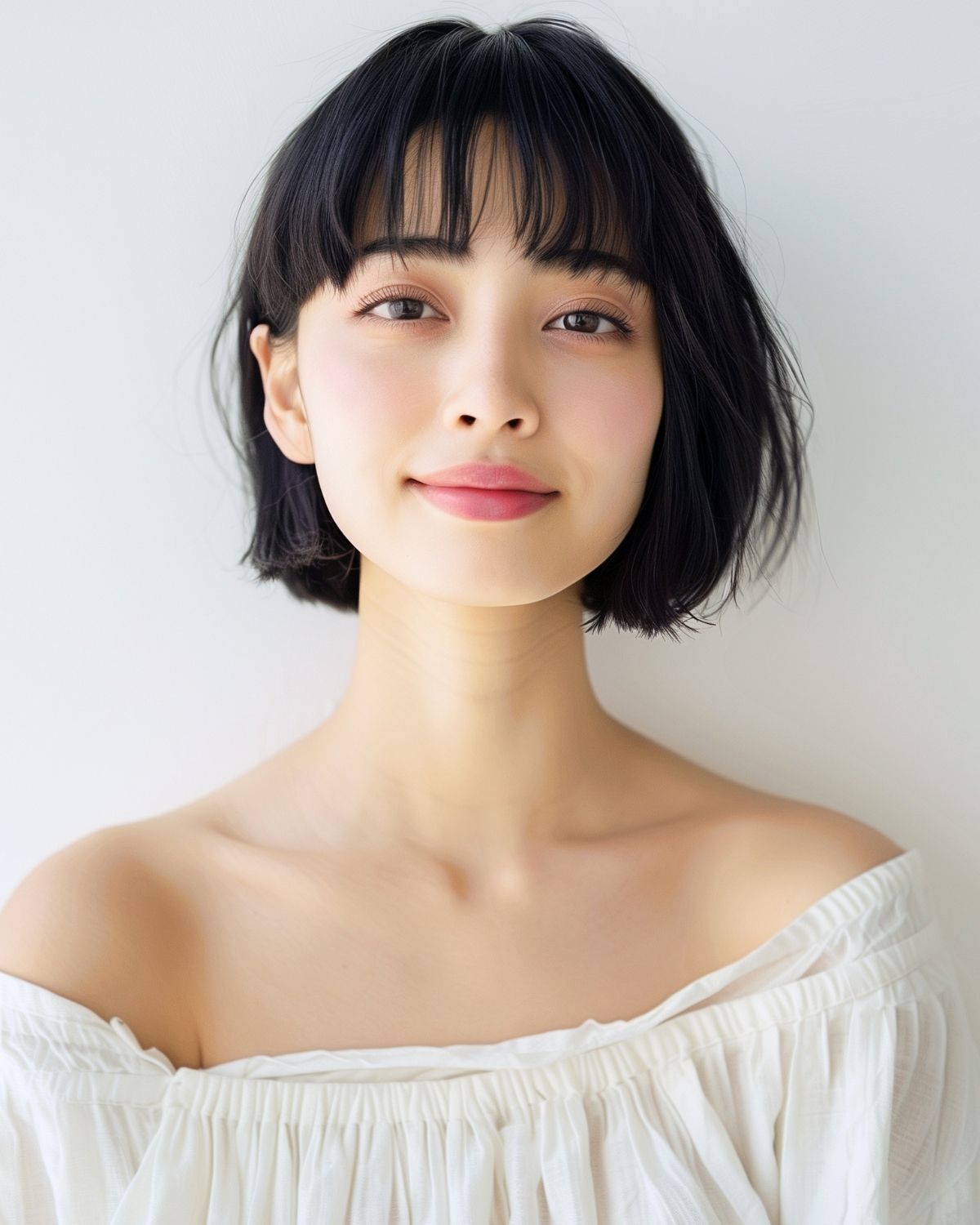 Kiểu tóc ngắn mái ngang