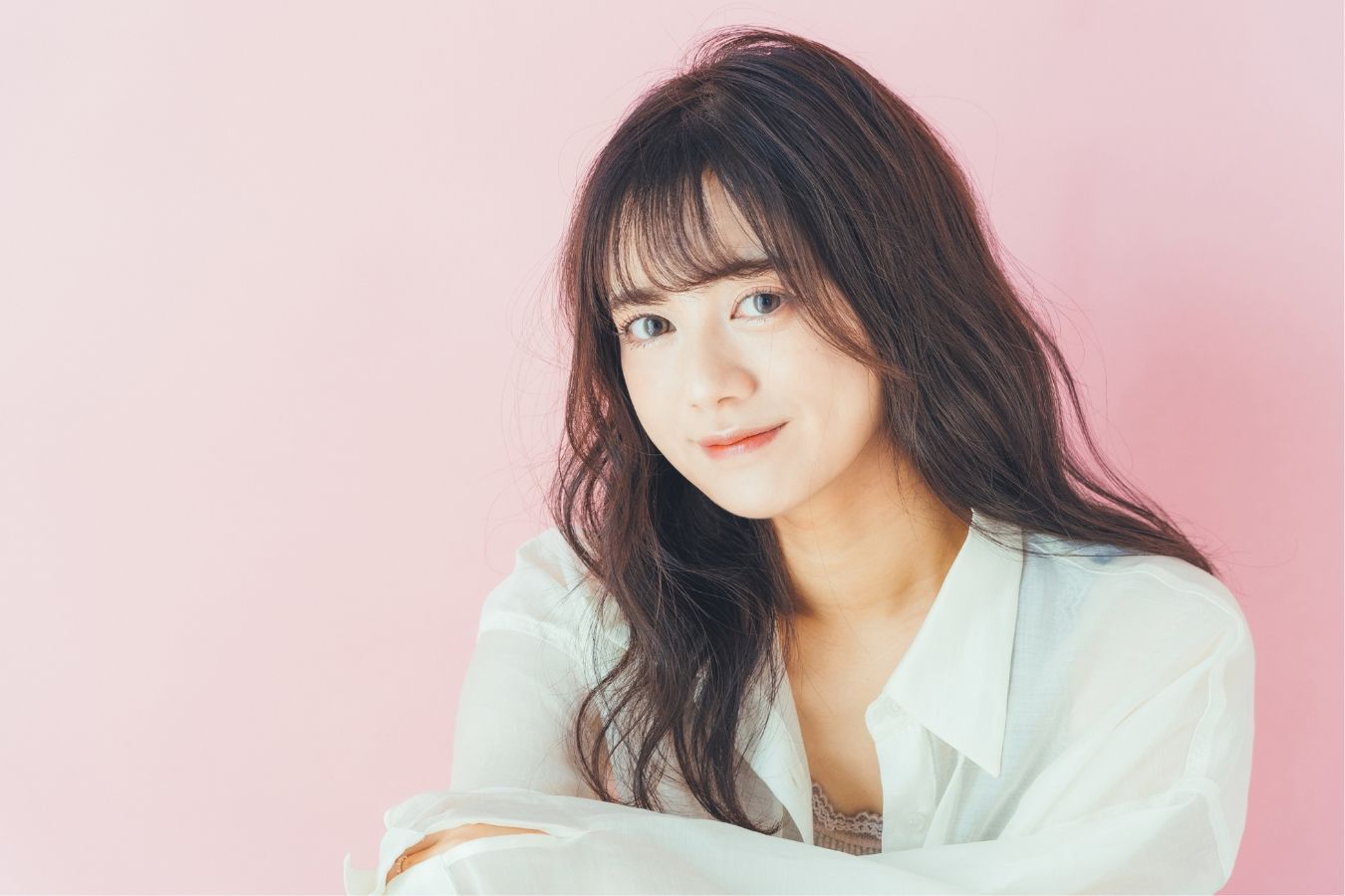 Tóc xoăn sóng lơi mái ngang