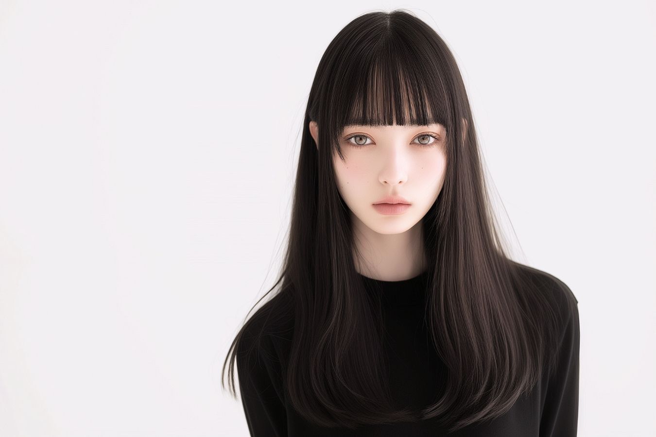 Tóc mái ngang Nhật Bản