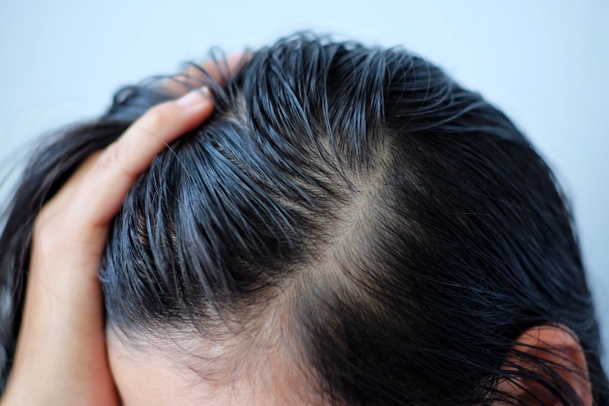 cách gội đầu lâu bết