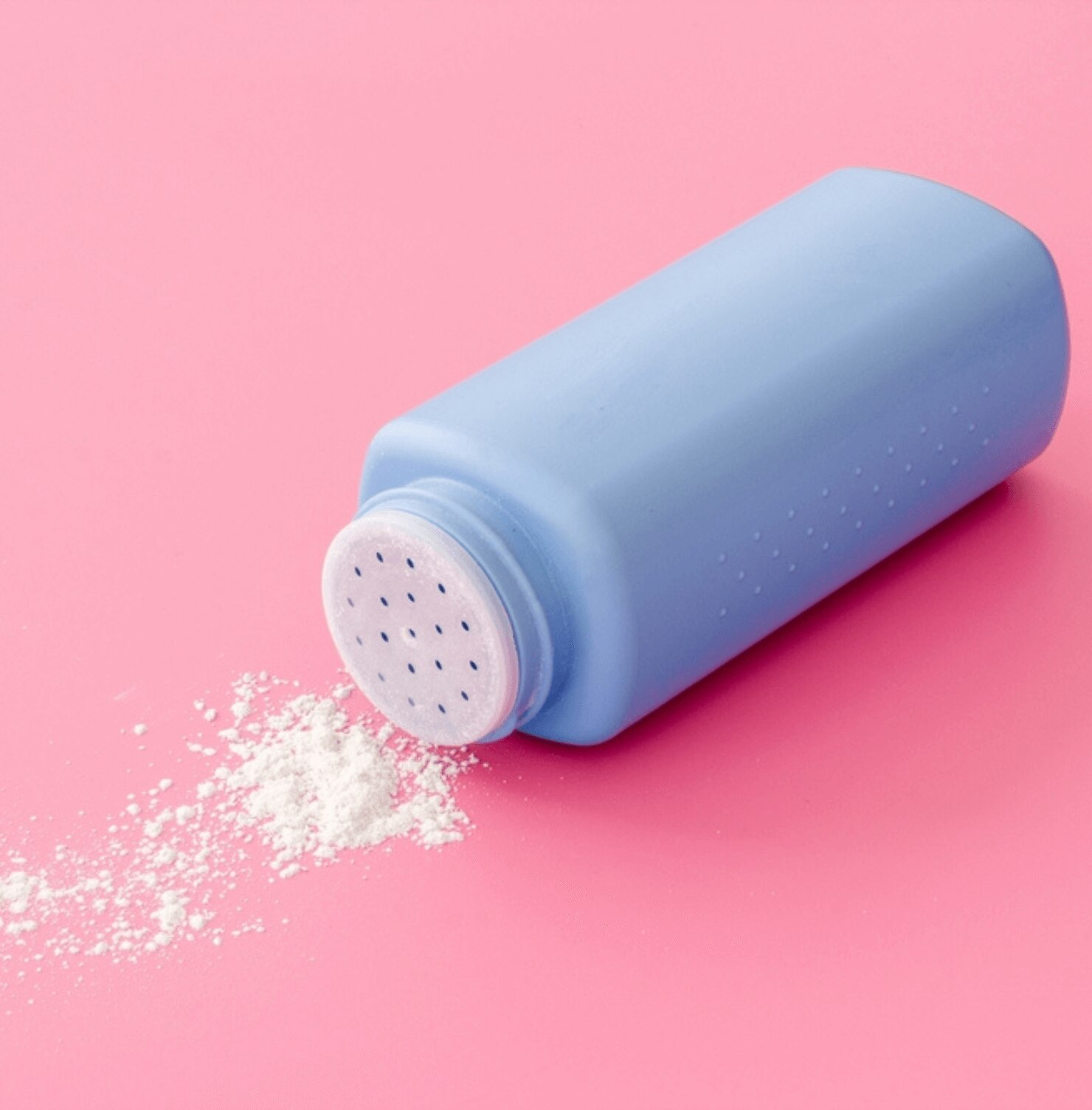 tóc bết cách để tóc không bết sử dụng phấn rôm em bé