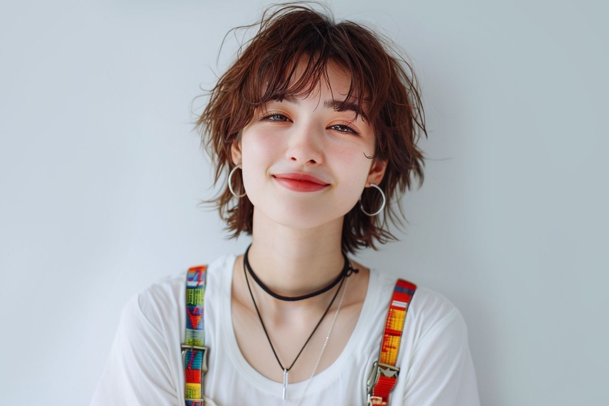 Tóc tém mái thưa